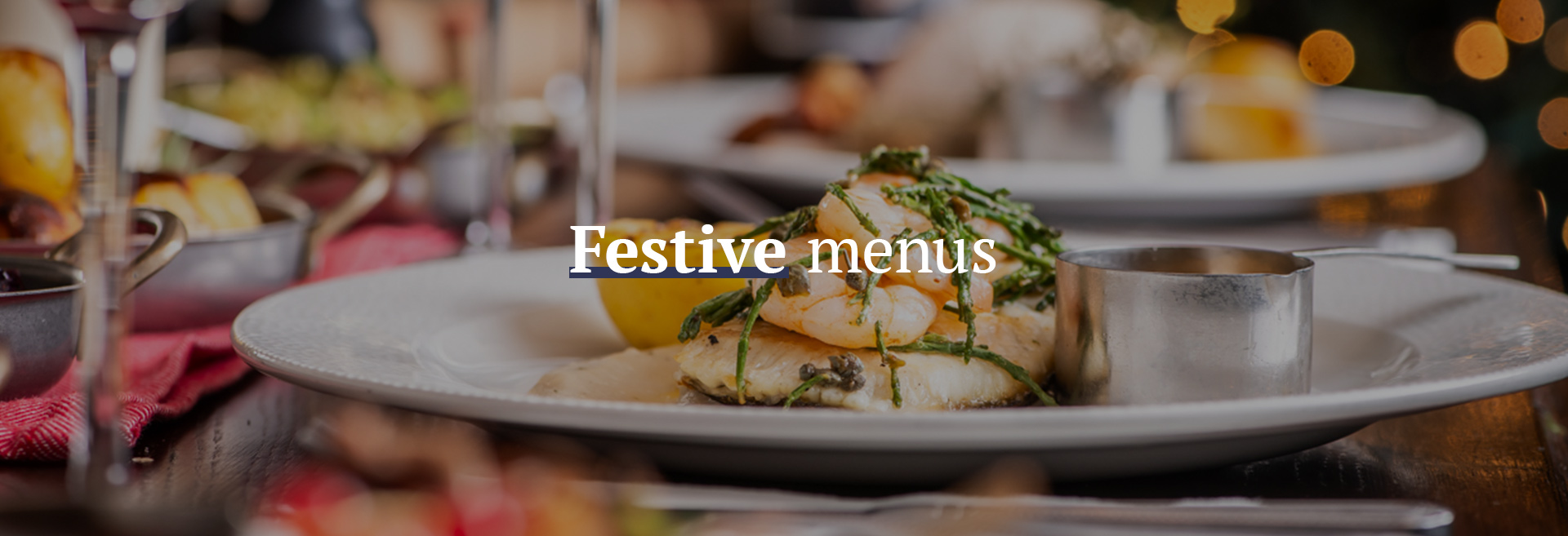 Festive Christmas Menu at The White Horse Hotel 