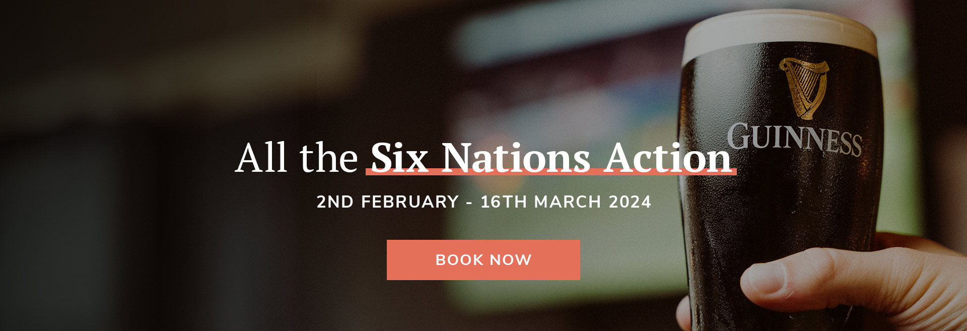 Rugby Six Nations 2024 at The White Horse Hotel