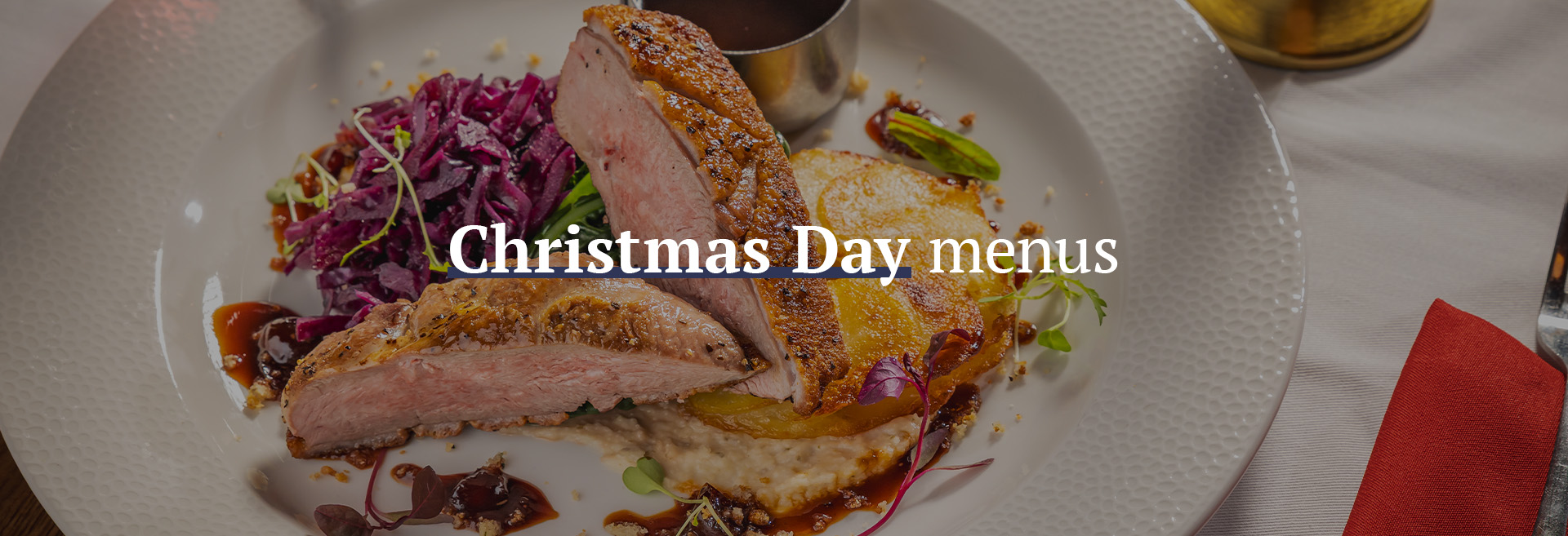 Christmas Day Menu at The White Horse Hotel