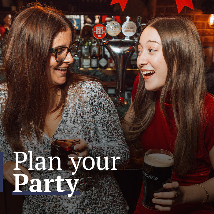 Make a group booking. Christmas at The White Horse Hotel in Haslemere