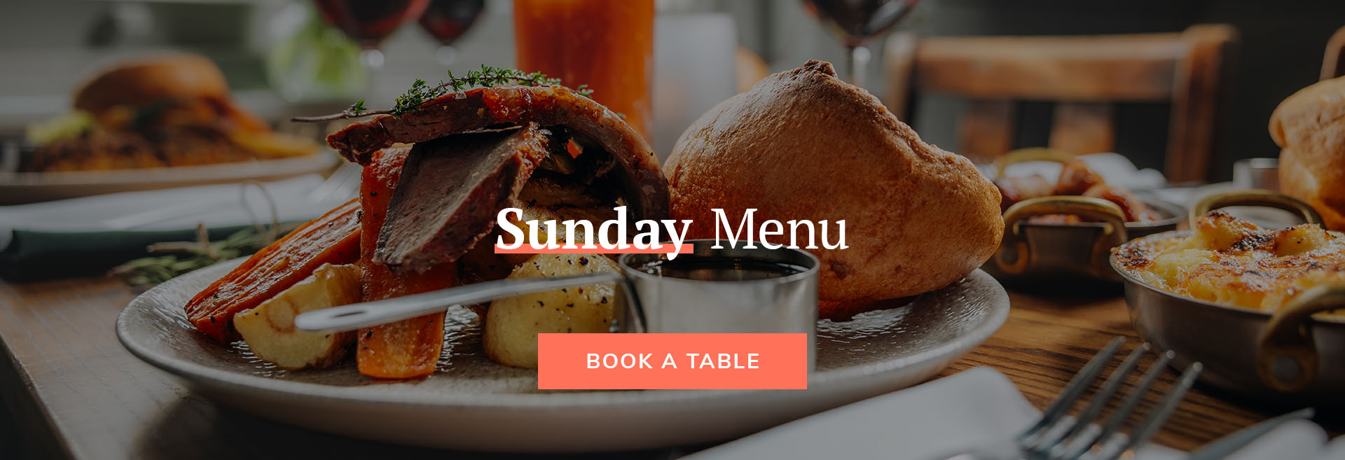 Sunday Menu at The White Horse Hotel